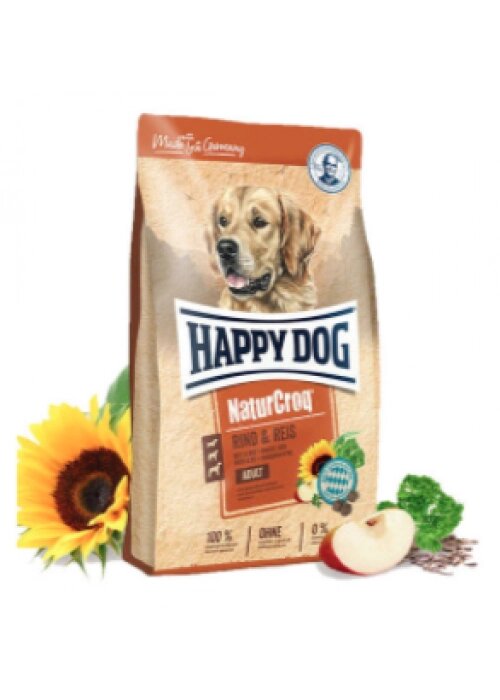 Happy Dog NaturCroq Rind & Reis для дорослих собак з яловичиною та рисом від компанії MY PET - фото 1