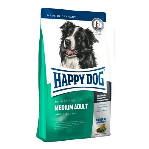 Happy Dog Supreme Fit & Well Adult Medium Хеппі Дог Суприм для собак середніх порід 12.5кг від компанії MY PET - фото 1
