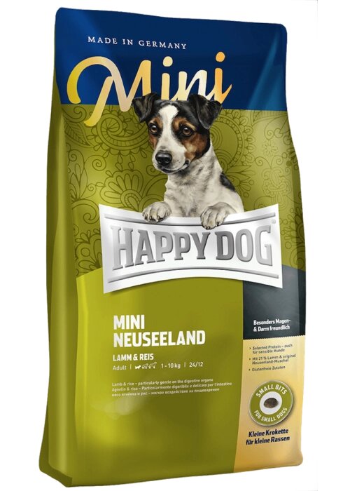 Happy Dog Supreme Sensible Mini Neuseeland Хэппи Дог Новая Зеландия корм с ягненком и рисом для собак мелких пород,4 кг від компанії MY PET - фото 1