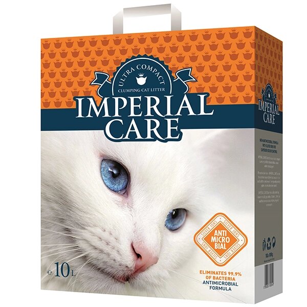 Imperial Care Silver Ions ІМПЕРІАЛ КЕА З ІОНАМИ СРІБЛА ультрагрудкувальний наповнювач у котячий туалет від компанії MY PET - фото 1