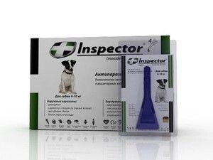 Інспектор, Inspector - краплі від зовнішніх і внутрішніх паразитів для собак 4-10 кг від компанії MY PET - фото 1