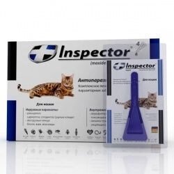 Інспектор Inspector Total K - краплі від зовнішніх і внутрішніх паразитів у кішок до 4 кг від компанії MY PET - фото 1