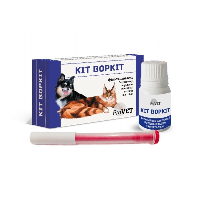 "Кіт Воркіт"фітокомплекс для корекції порушень поведінки у котів та собак, 20 мл від компанії MY PET - фото 1