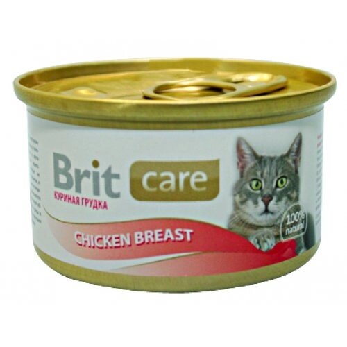 Консерви Brit Care Chicken для кішок з куркою 80г від компанії MY PET - фото 1