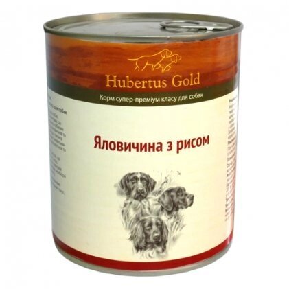 Консерви для собак Hubertus Gold Яловичина з рисом від компанії MY PET - фото 1