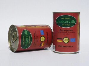Консерви Baskerville (Баськервіль) БАРАНИНА з картоплею і гарбузом 400