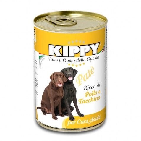 Консерви KIPPY Dog паштет для собак з куркою та індичкою 400г від компанії MY PET - фото 1