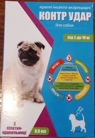 Контр Удар краплі на холку собак 2- 10 кг 3шт. від компанії MY PET - фото 1