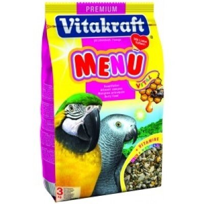 Корм для великих папуг Vitakraft Premium Menu 1кг від компанії MY PET - фото 1