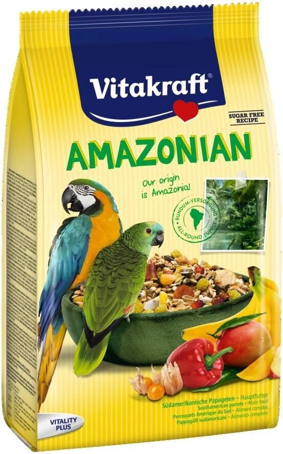Корм для великих амазонських папуг Vitakraft Amazonian 750 г від компанії MY PET - фото 1