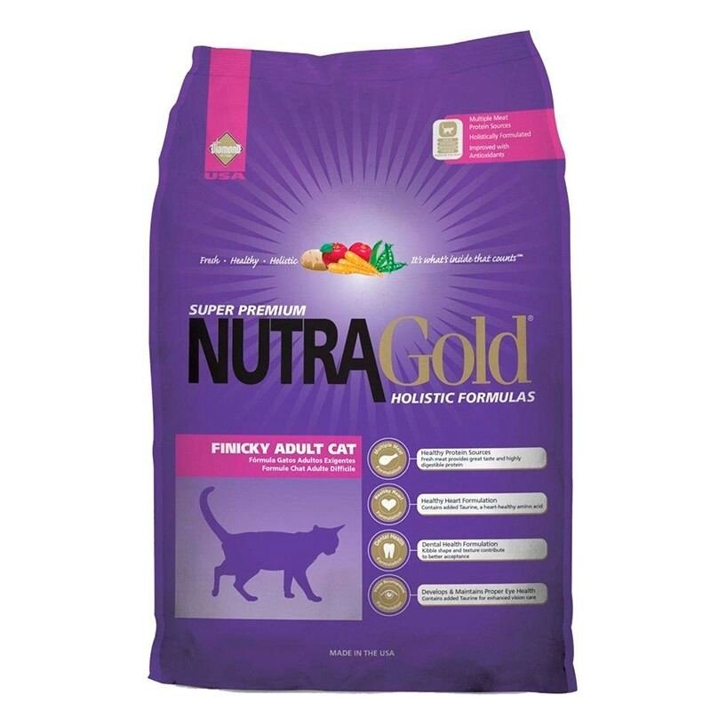 Корм для вибагливих кішок Nutra Gold Finicky (Нутра Голд) 18.14кг від компанії MY PET - фото 1