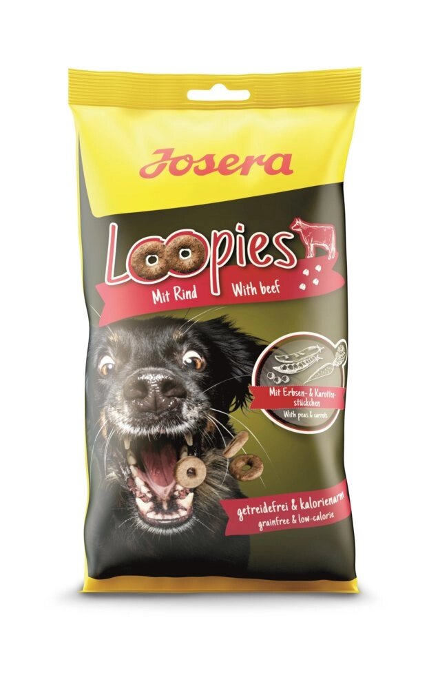 Ласощі для собак Josera Loopies Mit Rind яловичина 150г*11 від компанії MY PET - фото 1