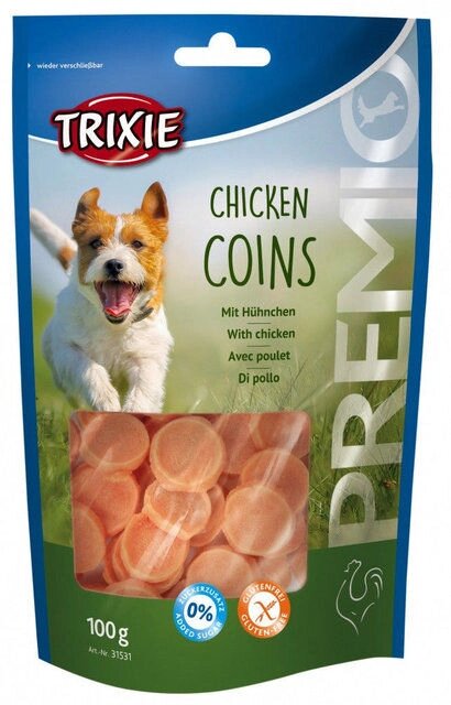 Ласощі для собак курячі монети Тріксі 100г від компанії MY PET - фото 1