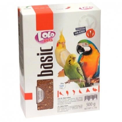 LoLo Pets basic for BIRDS Червоне просо для птахів 500г від компанії MY PET - фото 1