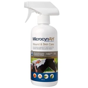 Microcyn Мікроцин WOUND&SKIN спрей для догляду за ранами і шкірою для всіх тварин 500мл