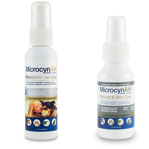 Microcyn Мікроцин WOUND&SKIN спрей для догляду за ранами і шкірою для всіх тварин 90мл від компанії MY PET - фото 1