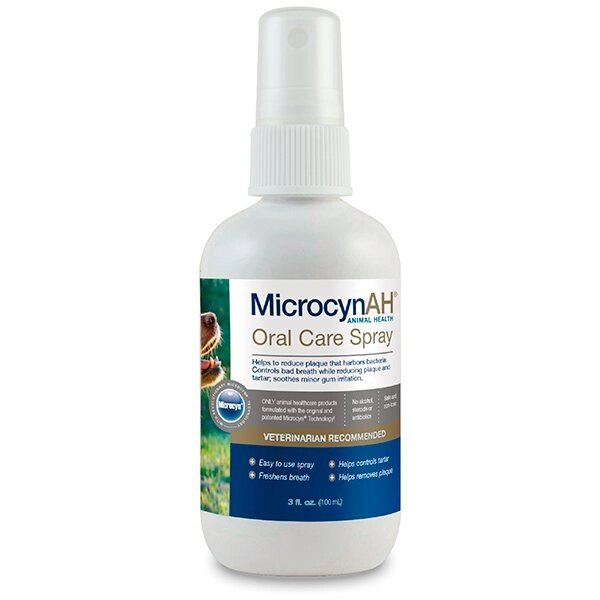 Microcyn Oral Care Spray мікроцин спрей для догляду за пащею всіх видів тварин від компанії MY PET - фото 1