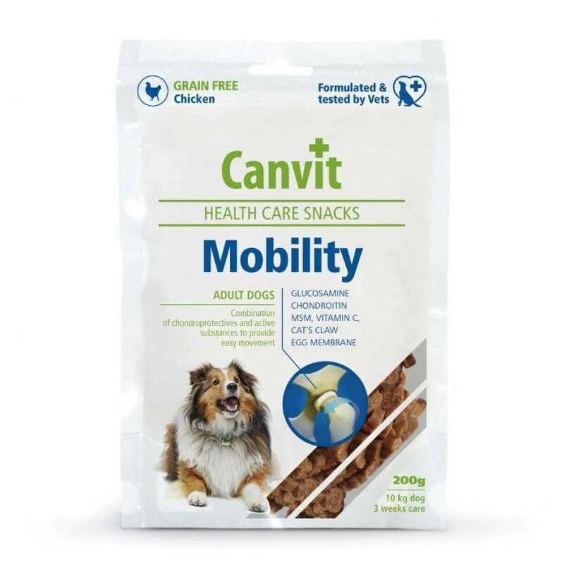 Напіввологі ласощі для захисту і відновлення суглобів старіючих і дорослих собак Canvit (Канвіт) Mobility Snack 200г від компанії MY PET - фото 1