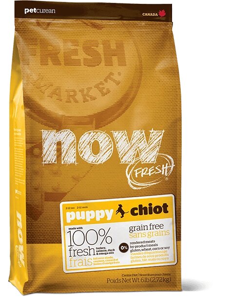 NOW FRESH Беззерновой для Цуценят з індички, Качкою і овочами (Fresh Puppy Recipe Grain Free) 11,34кг від компанії MY PET - фото 1