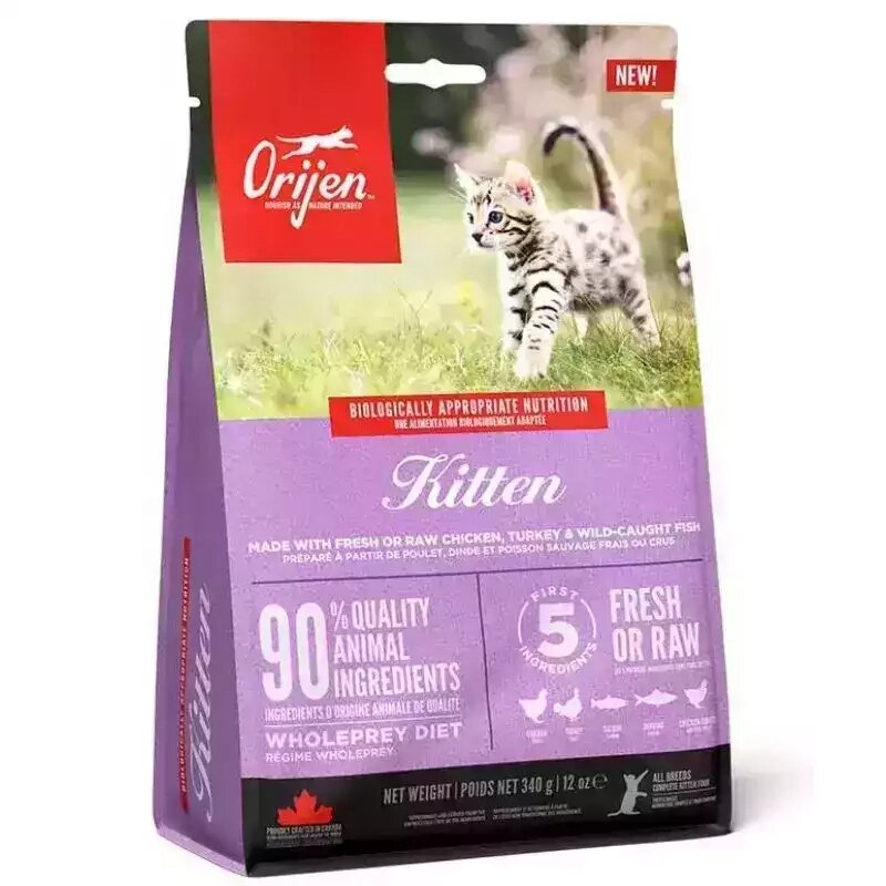 Orijen (Оріджен) Kitten сухий беззерновий корм для кошенят 1,8кг від компанії MY PET - фото 1
