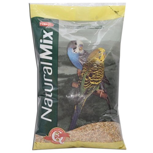 Основний корм для хвилястих папуг Padovan NATURALMIX COCORITE від компанії MY PET - фото 1