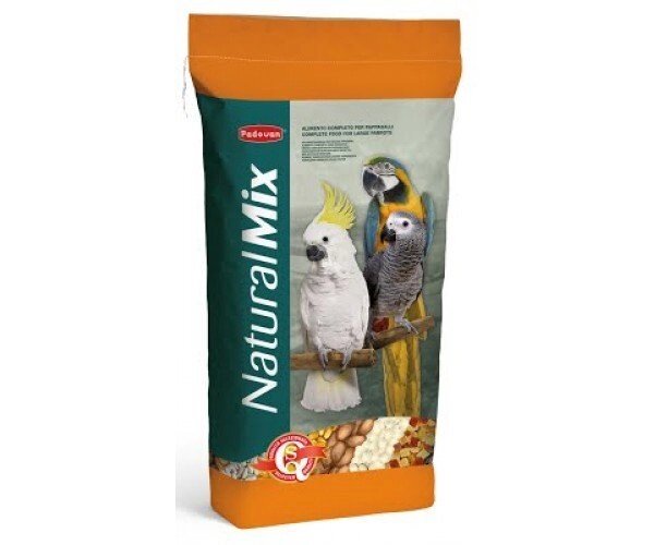 Основний корм для великих папуг Padovan NATURALMIX PAPPAGALLI від компанії MY PET - фото 1