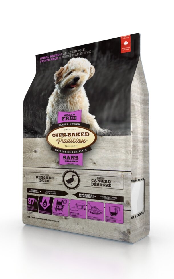 Oven-Baked Tradition Grain-Free Small Breed Duck беззерновой корм для собак і цуценят дрібних порід качка 4.54 від компанії MY PET - фото 1