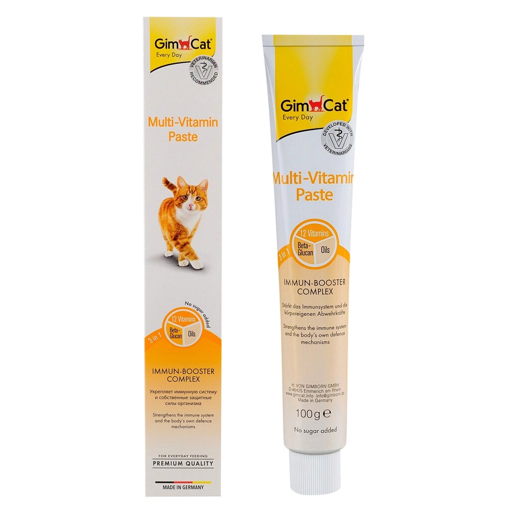 Паста GimCat для котів, Multi-vitamin мультивітамінна, 100 г від компанії MY PET - фото 1