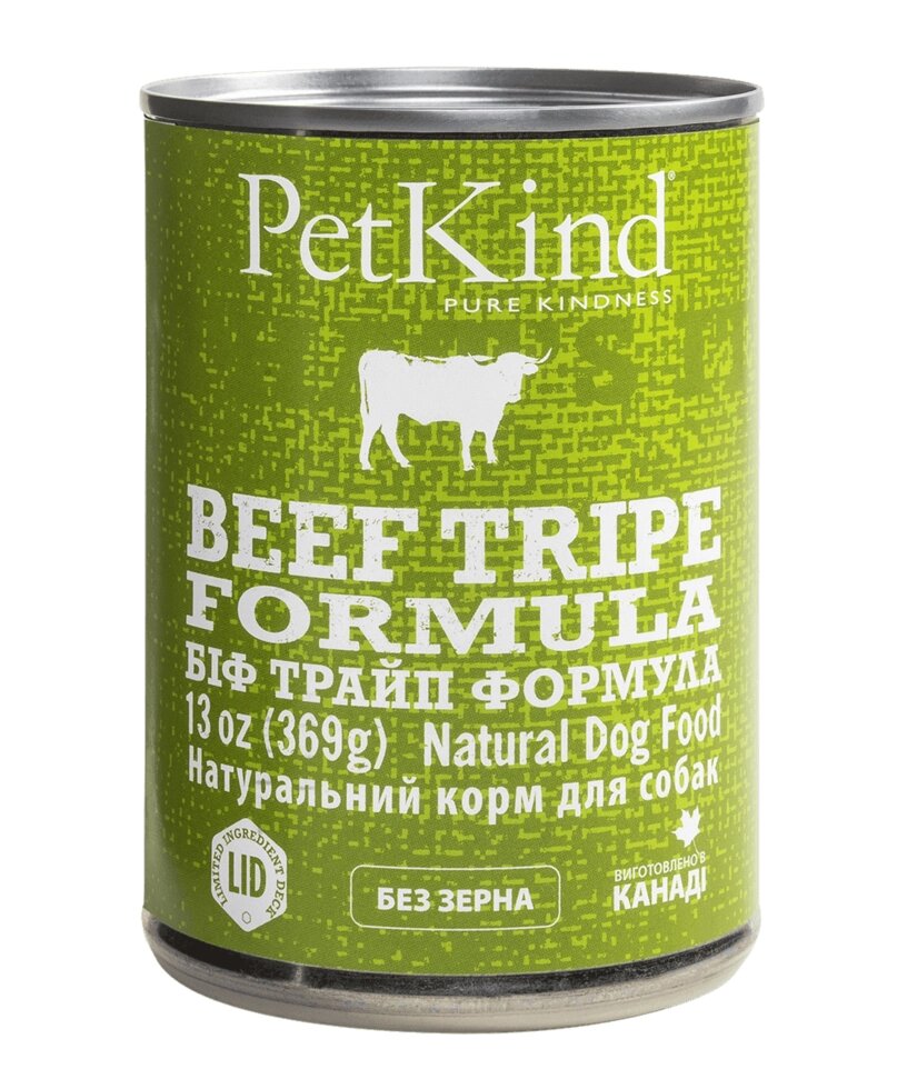 PetKind Beef Tripe Formula консерви для собак всіх порід і вікових груп яловичина / рубець від компанії MY PET - фото 1