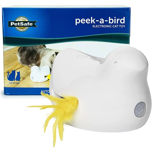 PetSafe Peek-a-Bird Electronic Cat Toy Пташка інтерактивна іграшка для кішок від компанії MY PET - фото 1