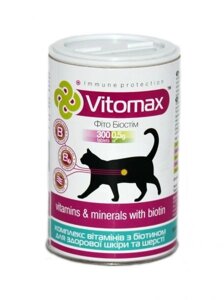Комплекс ТМ Vitomax "Для вовни котів з біотином" 1000таб.