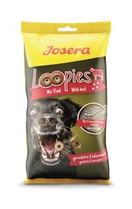 Ласощі для собак Josera Loopies Mit Rind яловичина 150г*11