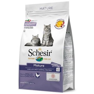 Schesir Cat Mature Шезір сухий монопротеіновий корм для літніх котів