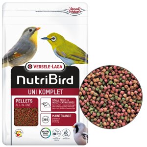 Versele-Laga NutriBird Uni Komplet ВЕРСЕЛЕ-ЛАГА НУТРІБЕРД УНІ КОМПЛІТ корм для фрукто- та комахоїдних птахів малих видів