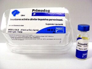 Вакцина Меріал Прімодог Merial Primodog від парвовірусного ентериту