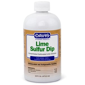Davis Lime Sulfur Dip Девіс антимікробну і антипаразитарні засіб для собак і котів, концентрат