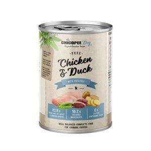 Консерви для цуценят Chicopee Dog Junior Pure Chicken & Duck
