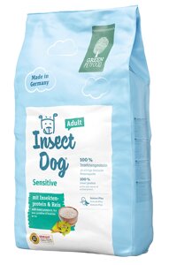 Сухий корм Green Petfood InsectDog Sensitive Adult безглютеновий корм для чутливого травлення (білок комах)