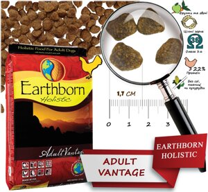 Earthborn HOLISTIC Adult Vantage корм для собак всіх порід курка / риба / овочі