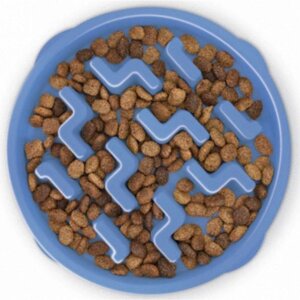 Outward Hound Fun Feeder Slo-Bowl Tetris Нескользящая миска-лабіринт Тетріс для повільного годування собак