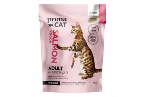 Сухий корм для дорослих котів з лососем PrimaCat SALMON INDOOR ADULT CAT FOOD