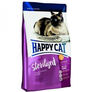 Сухий корм Happy Cat Sterilised для стерелізованних кішок і кастрованих котів