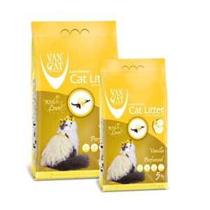VanCat (ВанКет) Cat Litter Vanilla Бентонітовий наповнювач для котячого туалету з ароматом ванілі