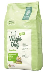 Сухий корм Green Petfood VeggieDog Grainfree Adult повнораціонний вегетаріанський беззерновой корм (картопля і горох)