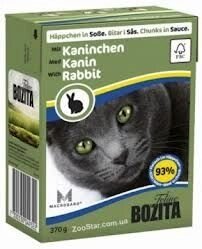 Bozita (Бозіта) Feline шматочки в соусі з кроликом 370г
