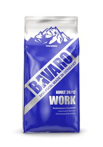 BAVARO Work 26/12 є нашою рекомендацією для собак з постійними інтенсивними навантаженнями