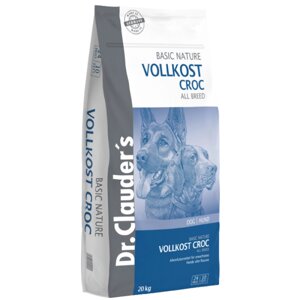 Dr. Clauder's Basic Nature Vollkost Croc - сухий корм для активних дорослих собак всіх порід, 20 кг