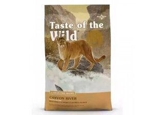 Taste of the Wild CANYON RIVER FELINE RECIPE беззерновий корм для котів з фореллю і копченим лососем 6,6кг