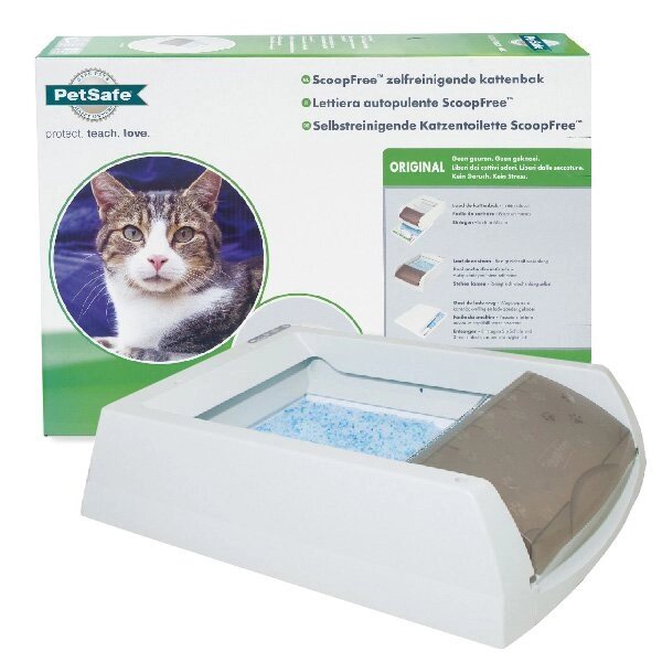 Pet. Safe Scoop. Free ПЕТСЕЙФ СКУПФРІ автоматичний туалет для котів, в комплекті сілікагелевой наповнювач - характеристики