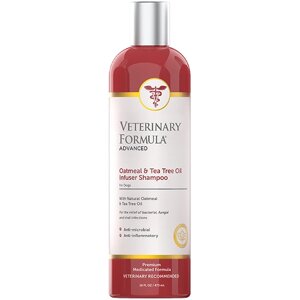 Veterinary Formula Advanced Oatmeal & Tea Tree Oil Shampoo лікувальний шампунь для собак, антибактеріальний, протизапал.